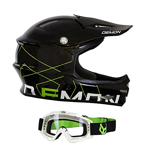 Demon Zero Full Face Helmet with Goggle BMX Mountain Bike Buy