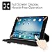 NIRVASENSE iPad Mini 1/2/3 Case - Multiple Angles Stand Case with Smart Cover Auto Sleep/Wake Feature for Apple iPad Mini 1 / iPad Mini 2 / iPad Mini 3, Composition Book Black