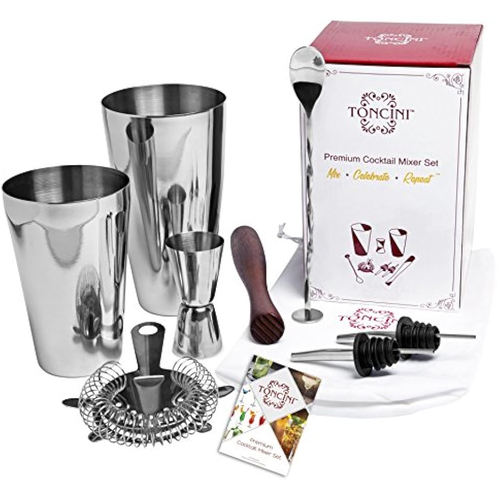 Professional Bartender Kit Cocktail Shaker Set Bartending Tools