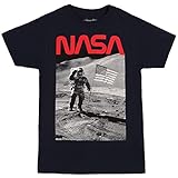 NASA Moon Landing T-Shirt - Navy (X-Large)