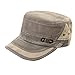 Etosell Men Women Adjustable Army Plain Vintage Hat Cadet Military Baseball Cap