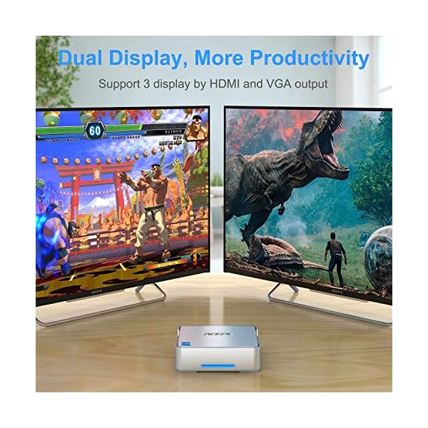 ACEPC-Mini-PC-Windows-10-Pro-8GB-DDR4128GB-ROM-Intel-Celeron-J4125-ProcessorUp-to-27GHz-Micro-Desktop-Computer-support-2-HDMIVGA-Port-Dual-Band-Wi-Fi-Bluetooth-42-4K-UHD ACEPC Mini PC Windows 10 Pro, 8GB DDR4/128GB ROM, Intel Celeron J4125 Processor(Up to 2.7GHz) Micro Desktop Computer…