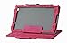 Lenovo TAB3 8 Case, 2016 Lenovo TAB3 A8 8 inch Tablet Model #TB3-850F Slim Folio Stand Protection Case by i-UniK with Bonus Stylus (Cute Pink)