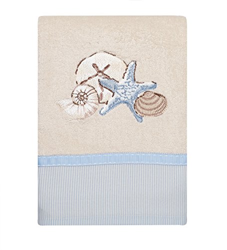 Zenna Home, India Ink Seaside Serenity Bath Towel, Coastal/Beach