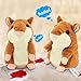 Color You Talking Hamster Repeats What You Say Electronic Pet Talking Plush Toy
