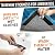 Anti Curling and Anti Slip Rug Gripper - Bonus Phone Sticker Holder - 3M Premium Carpet Gripper Tape - Keeps Your Rug in Place and Makes Corners Flat - 16 pcs Large Size
