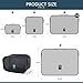 6 Set Travel Packing Cubes,Compression Luggage Organizer by FLYNOVA - Durable 5 Cubes and 1 Shoe Bag