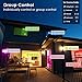 LINGANZH WiFi Smart Bulb, LED RGB Color Changing Smart LED Light Bulb, Dimmable Night Light, No Hub Required - Remotely Control - Timing Function, Work with Alexa and Google Home, E27 6W 1pack