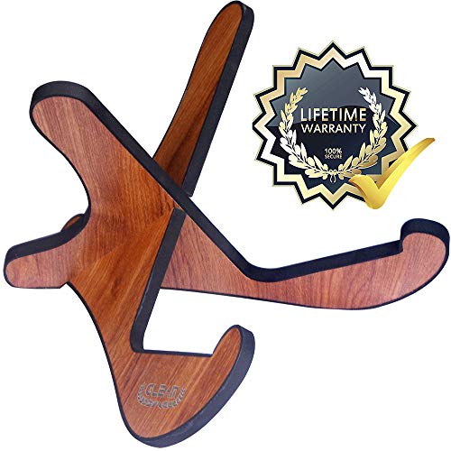 GLEAM Acoustic Guitar Stand - Universal Wooden Guitar Stand - Thumbnail 5