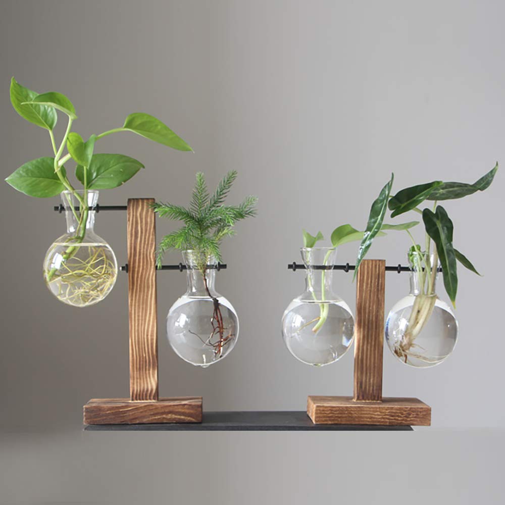 Decoración del hogar hogar y jardín jarrón de Cristal Transparente para