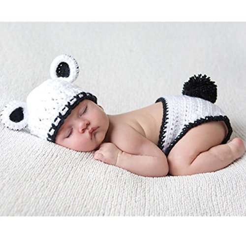 Baby Photography Props Boy Girl Photo Shoot Outfits Newborn Crochet Costume Infant Knitted Clothes Hat Shorts - Image 4