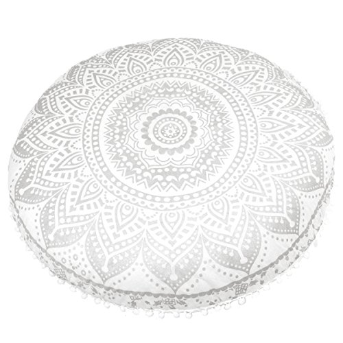 Kiara-32-Soft-Mandala-Large-Floor-Pillow-Meditation-Cushion-Seating-Throw-Cover-Hippie-Decorative-Bohemian-Boho-Indian-Pouf-Ottoman-Silver-Ombra