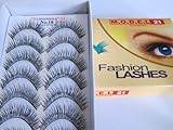 Model 21 False Eyelashes No. 18, 10 Pair