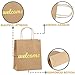Welcome Bags for Wedding Guests - Premium Quality Kraft Paper Bags Bulk Perfect as Wedding Welcome Bags for Hotel Guests - Excellent to Present Wedding Favors for Guests (25-Pack)