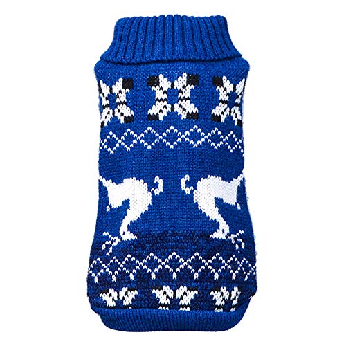 Buy WaiiMak Pet Dog Cat Clothes, Winter Warm Turtleneck Sweater Coat