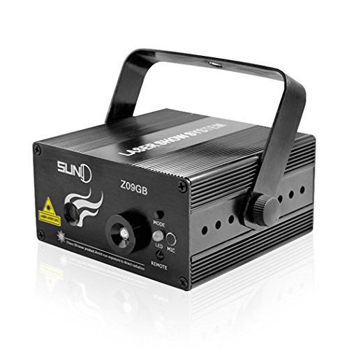 SUNY Green Blue GB 9 Gobo Projector DJ Xmas Home Holiday Event Party Show Lights Stage Laser Light Blue LED Multiple Pattern