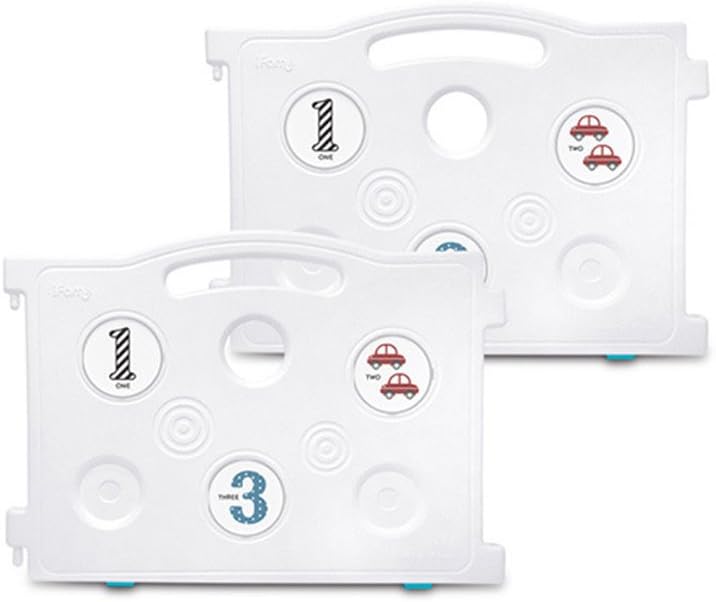 iFAM Deluxe Learning Babyroom Playpen Panels 2PCS (White)