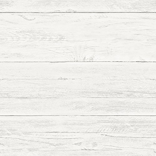 NuWallpaper NU2187 Shiplap Peel & Stick Wallpaper