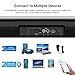 DBPOWER Soundbar 29 inch Wired and Wireless Home Theater Bluetooth TV Audio Speaker with 3D Stereo Surround Sound for TV/PC/Smartphone, Remote Controlled & Wall-mountable