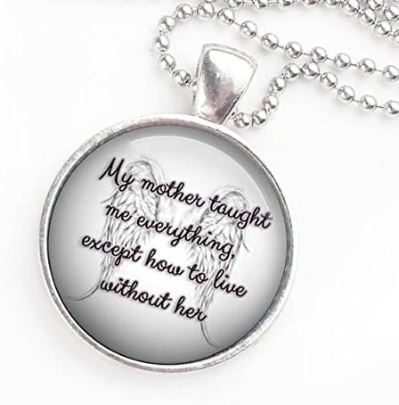 angel mom necklace