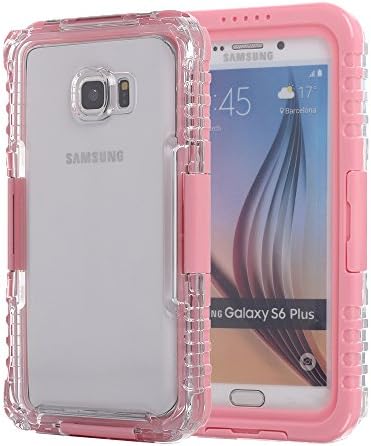 Galaxy S6 Edge+ / Note 5 Waterproof Case, oneCase™ IP-68 waterproof Shockproof Dust / Snow Full Body Protective Case for Samsung Galaxy S6 Edge Plus / Note 5 (Pink)