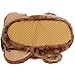 Silver Lilly Dog Slippers - Novelty Plush Comfortable Animal Bulldog Slippers for Kids & Adults (Light Brown, Large)