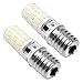 Kakanuo E17 LED Bulb Dimmable Microwave Oven Light 4 Watt Daylight White 5000K 43X4014SMD AC110-130V (Pack of 2)