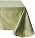 Carnation Home Fashions Vinyl Tablecloth with Polyester Flannel Backing, 52, 90-Inch, Sage