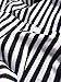 Petroom Dog Shirts for Large Dogs,Dog Striped Cotton T-Shirt Breathable Stretchy Costumes Pet Pullover Clothes(Black White Stripe,M)