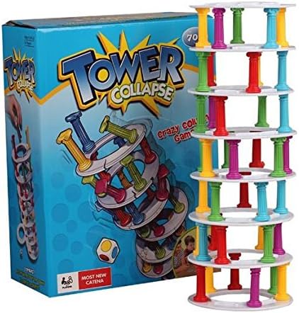 Wobbly Tower Collapse Board Game Family Parent Child Interactive Toy
