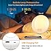 Venanoci Alarm Clock, Homagical Wake-Up Light Alarm Clock with Colored Sunrise Simulation & Sunset Fading Bedside Night Lamp, Dual Alarms, 7 Natural Sounds, Snooze, FM Radio for Adults Kids Bedrooms