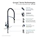 Kraus KPF-2730CH Modern Crespo Single Lever Commercial Style Kitchen Faucet with Flex Hose, Chrome