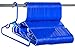 Made in USA Baby Hangers, Kids Hangers for Children's Clothes, Toddler Outfits and Clothing, 20 50 100 Pack Available, Kid Plastic Hanger for Closet and Nursery, Child Kid Hangars (30pk Blue)