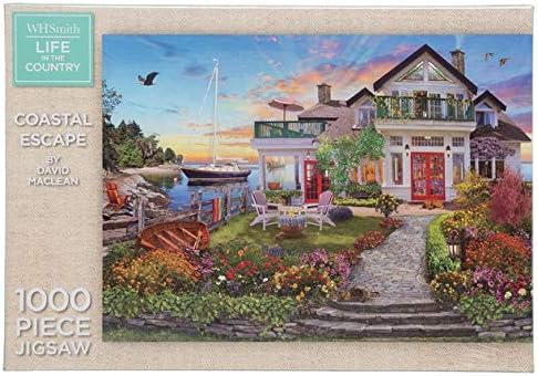 WHSmith Life In The Country Coastal Escape 1000 Piece Jigsaw Puzzle For Ages 3+