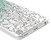 Mavis's Diary iPod 5 Case, iPod Touch 5th Generation Case 3D Handmade Bling Crystal Shiny Rhinestone Diaonds Special Hollow Floral Gradient Pattern Clear Case Hard PC Cover