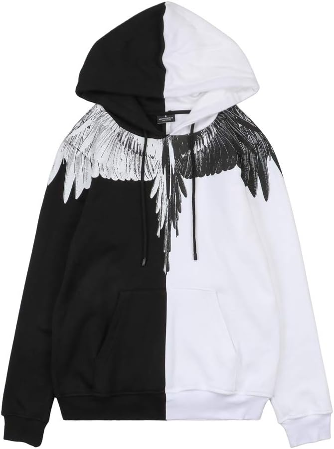 County of Milan Black & White Wings Hoodie