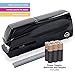 LD Products Professional, Home & Office Automatic Electric Stapler - Staples, Batteries & Wall Power Supply Included, Jam-Free 25 Sheet Capacity, Quiet, Adjustable, Cordless