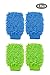 4 pack Microfiber Chenille Mitt Car Washing and Dusting Cleaning Glove, Soft Absorbent, Assorted Colors