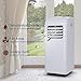 COSTWAY 8000 BTU Portable Air Conditioner with Remote Control Dehumidifier Function Window Wall Mount (8000 BTU)