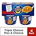 Kraft Easy Mac Triple Cheese Flavor Macaroni and Cheese (4 Microwavable Cups)