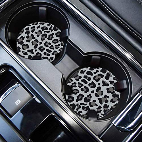 Car Coasters for Drinks Absorbent, Cute Car Coasters for Women & Men Cup Holder Coasters for Your Car with Fingertip…