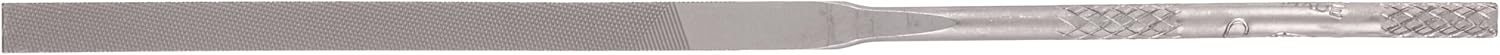 Nicholson Needle File with Handle, Swiss Pattern, Double Cut, Rectangular, #0 Coarseness, 5-1/2