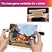 [2 Triggers] PUBG Fortnite Tablet Game Controller – GTOTd Ipad Game Accessories,Slates Game Trigger,L1R1 Sensitive Shoot and Aim,Gift for Kids and Player [New Version] (Black)thumb 2