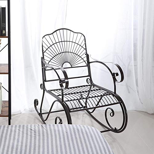 Lyrlody Rocking Chairs For Adults Relaxing Reclining Garden Chairs