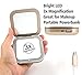 Compact Mirrors Power Bank 3X Magnifying Built-in LED Light Travel Face Beauty Makeup Slim USB Charger External 4000mAh Battery Purses Handbag Mini for Ladies Girls Auto Off VIIKING Gold