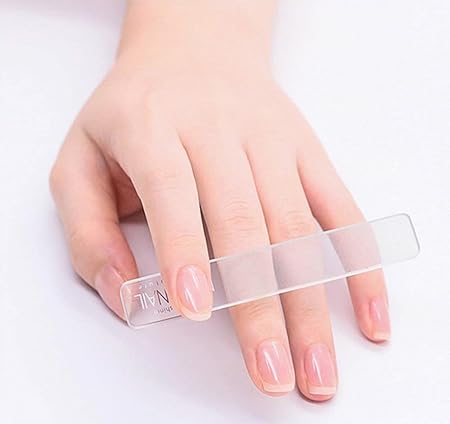 Amazon Co Jp Smartrich ガラス製ネイルファイル ネイル 透明ガラスnano研磨 絶妙 爪やすり 爪磨き 立体ナノネイルファイル ネイルケア用品 美しい指先 光沢長持ち ビューティー
