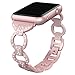 Valband For Apple Watch Band 38mm 42mm, Metal Bling Wristband Replacement Strap Bracelet for Apple Watch Series 3 Series 2 Series 1 Nike+ Sport Edition (38mm, Rose Pink)