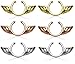 Angel Wings Non-Pierce No Pierce Fake Clip On Nipple Ring - Sold as a Pair