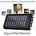 Solar charger 24000mah HuaF Portable Battery Pack Phone Charger 3 USB Ports(1A+2A+2A) Backup Battery For iPhone iPad Samsung HTC Cellphones Tablet And More
