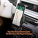 Car Phone Mount for CD Player Slot, TaoTronics Phone Holder for Car, CD Slot Phone Mount, CD Player Phone Mount Compatible with iPhone Xs Max XR X 8 7 Plus Galaxy S9 S8 Plus Note 9 8 and More